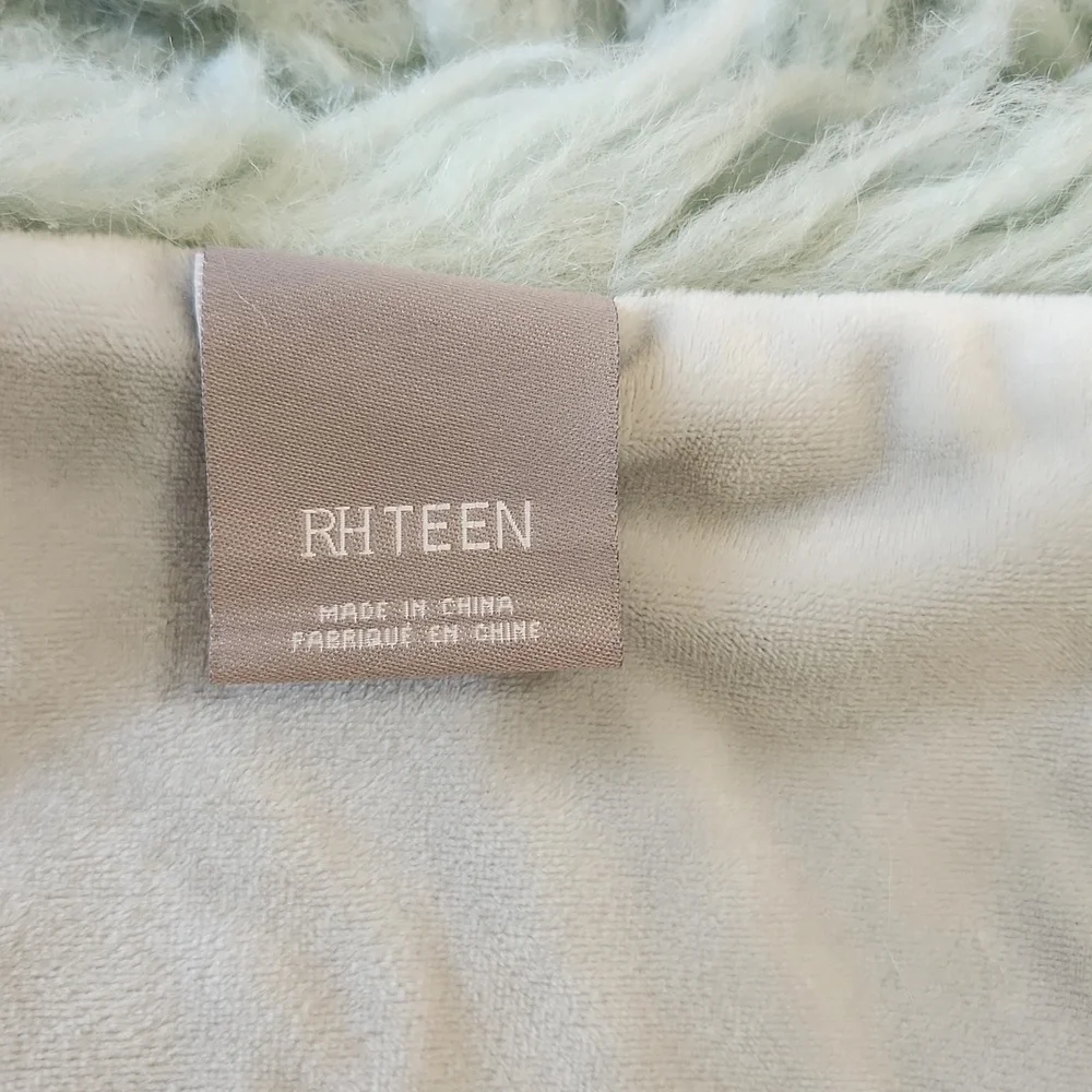 Restoration Hardware Shag Throw Blanket